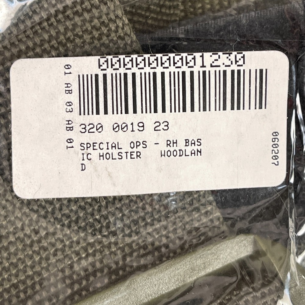 NEW Special Ops Basic Holster - Right Hand - Woodland Camo