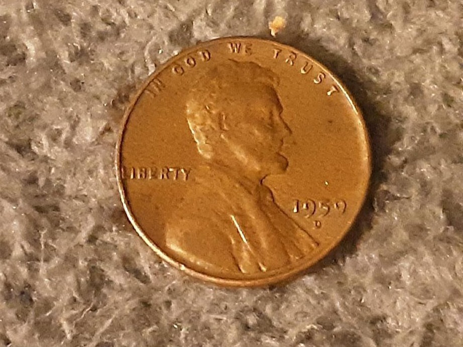 1959 D Lincoln Penny RARE  WITH Multiple ERRORS