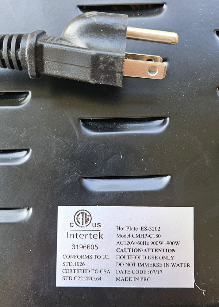 Portable Electric Cusimax Cook Top