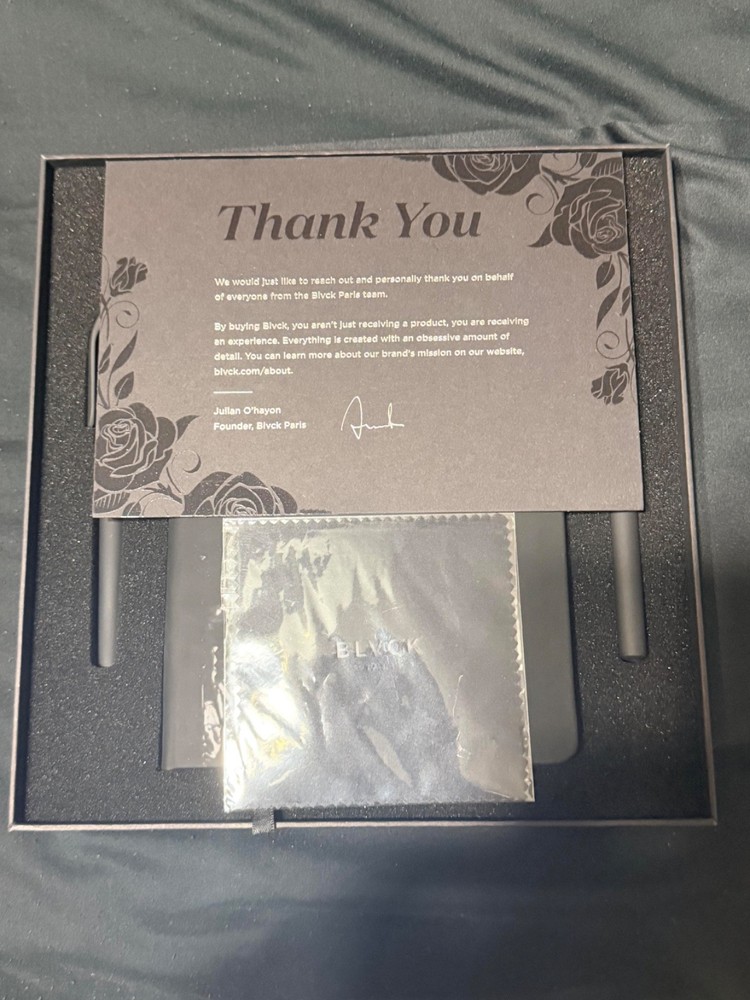 BLVCK PARIS LUXURY NOTE BOOK