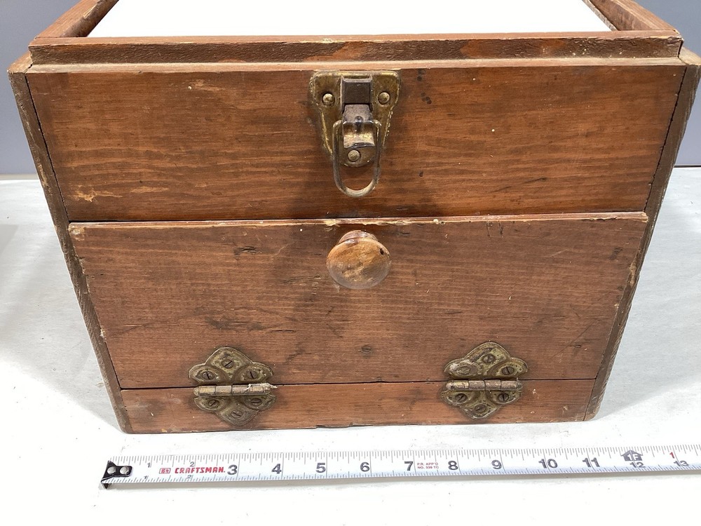 Vintage Poultry Disease Testing Kit In Apothecary Box, Pullorum Test