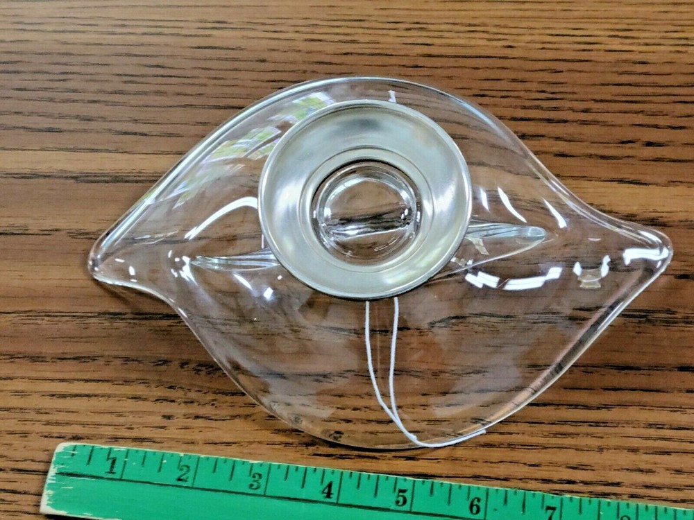 Mid-Century Crown Silver Divided Candy/Nut Dish