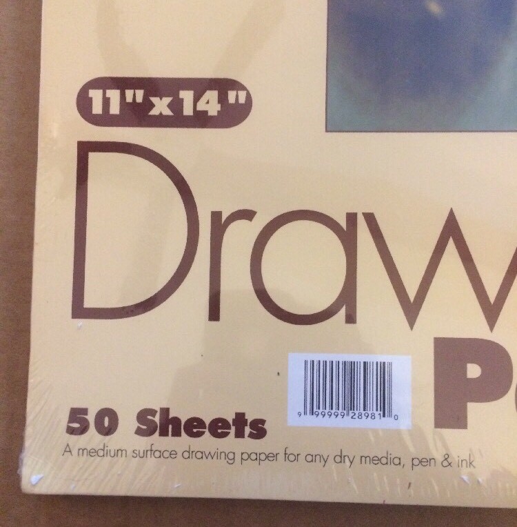 Marseilles Studios 50 Sheet Drawing Pad 11”x14” (See Description)