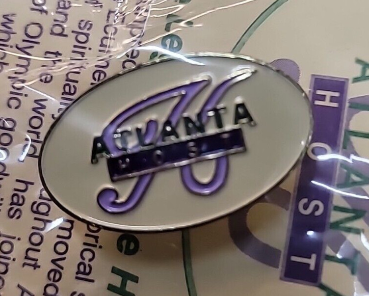1996 Atlanta Olympic Games Host Oval Pin