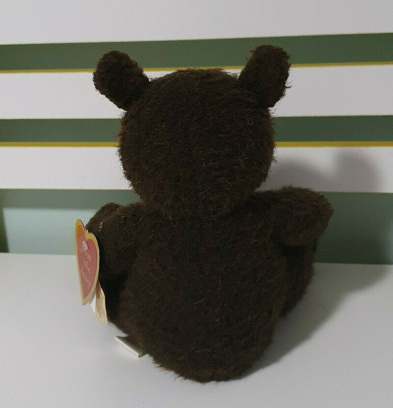 CHRISTOPHER COLLECTION TEDDY BEAR LENI 21CM WITH TAGS! BROWN BEAR