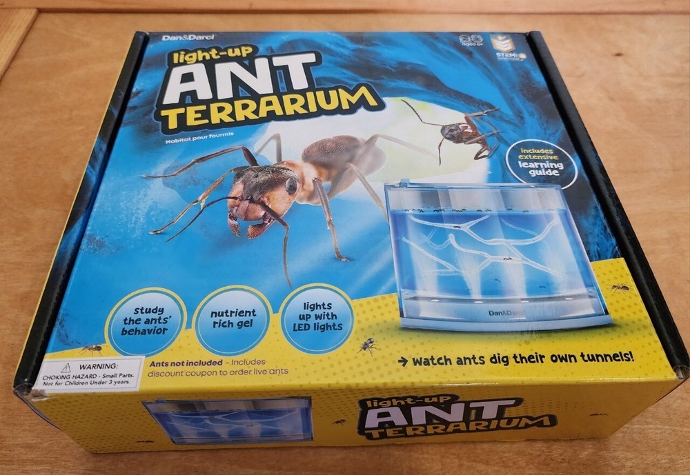 DAN&Darci Light-Up ANT Terraium-Opened Box