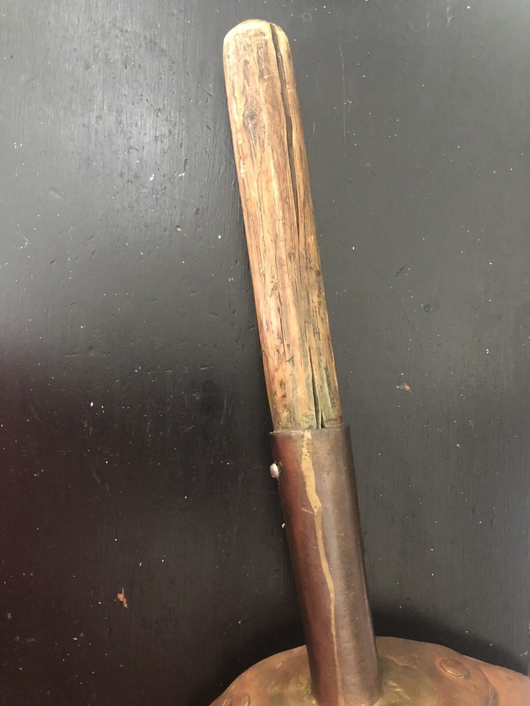 Antique French Winemaker Tool Scoop Copper