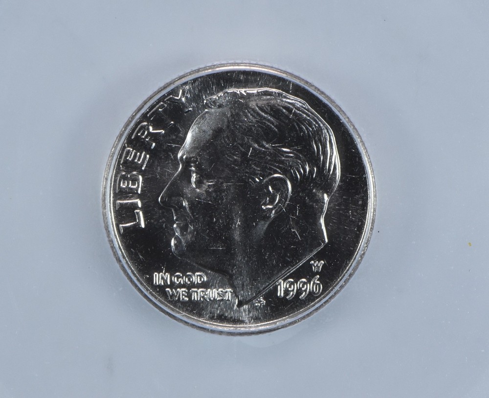 1996-W Roosevelt Dime MS66 FB ICG