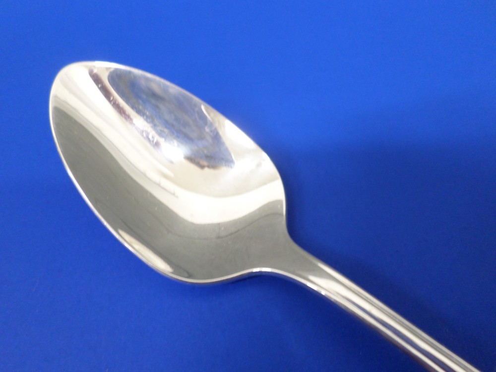 4 - Oneida Community SILVER CLARETTE Glossy Silverplate Flatware 6" TEASPOONS
