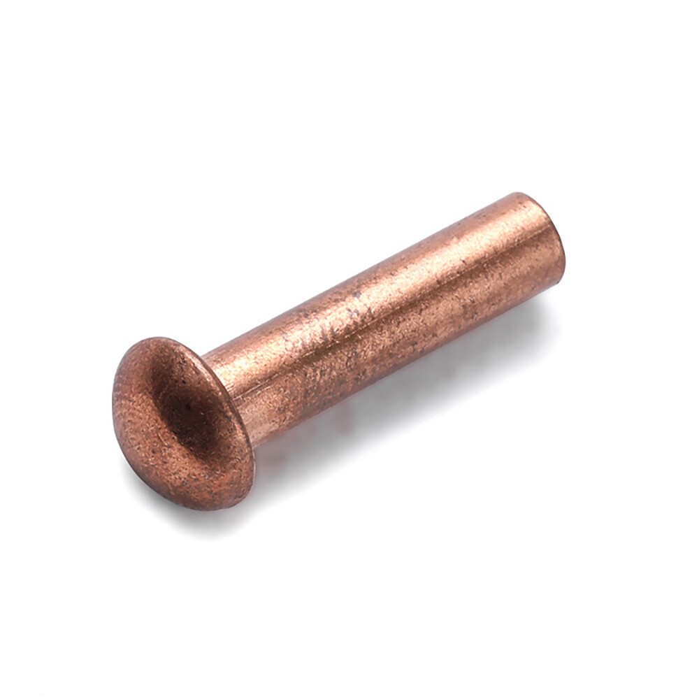 Solid Button Round Head Rivets 2mm 2.5mm 3mm 4mm 5mm 6mm 8mm Copper Dome Rivet
