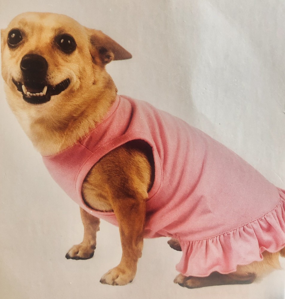 Tails & Noses Pet Pink Basic Dress Small