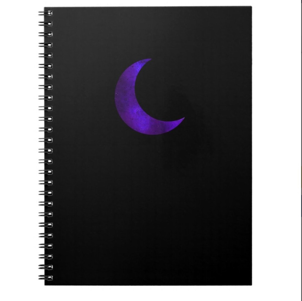 Galaxy Moon Notebook