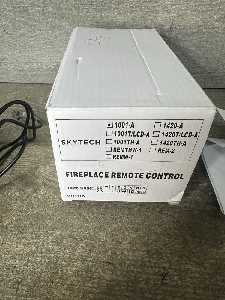 SkyTech 1001-A On/Off Fireplace Remote New Open Box