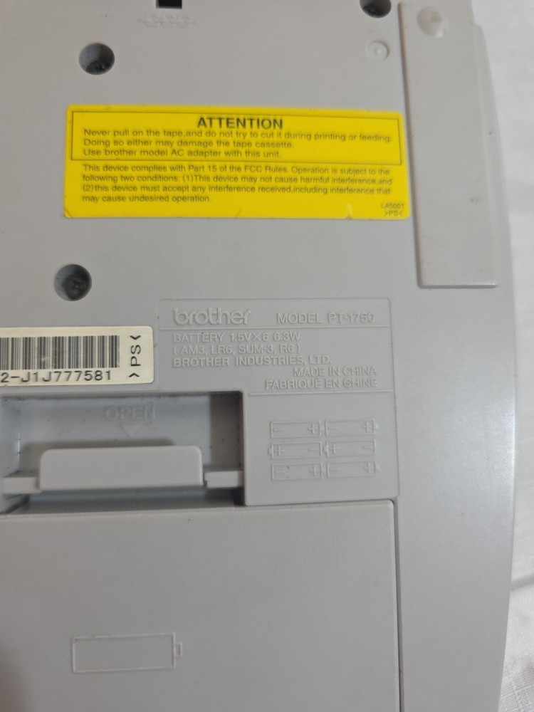 Brother P Touch PT-1750 Label Maker