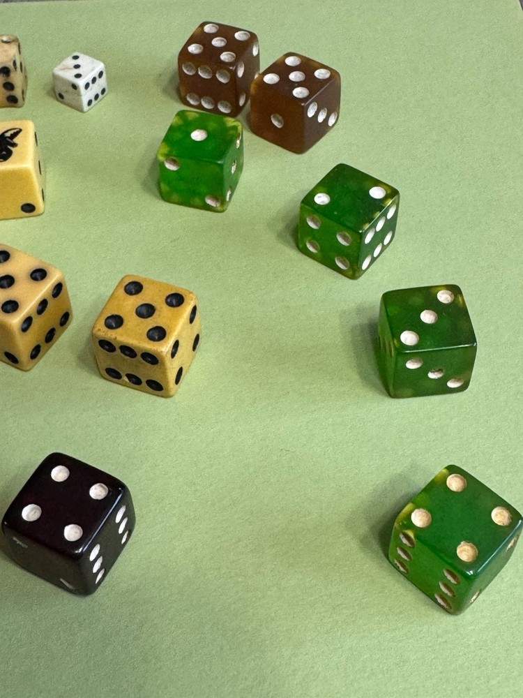 Collection of Old Dice