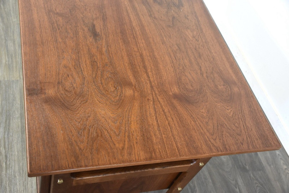Refinished Danish Modern Teak Desk