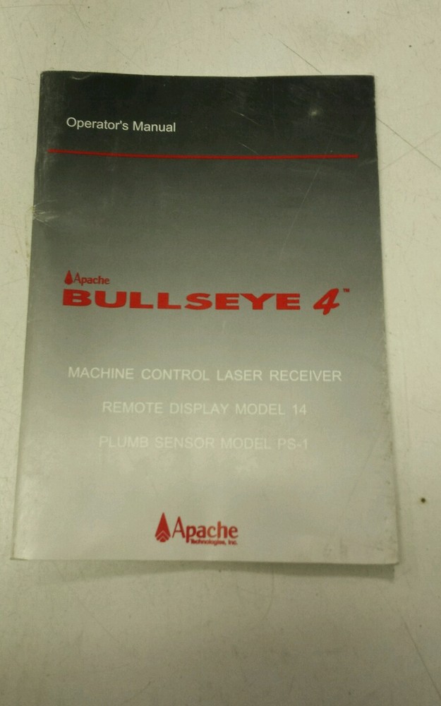 Apache Bullseye 4 OPERATORS MANUAL