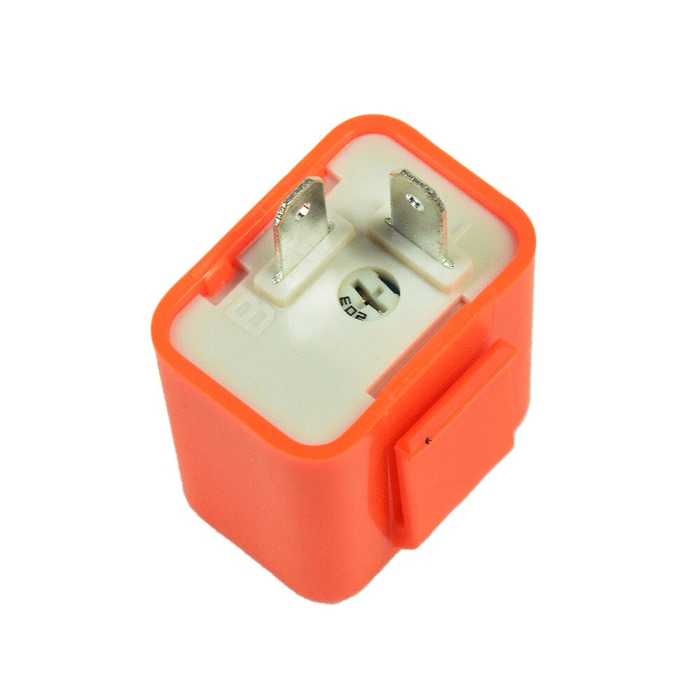 LED Adjustable Motorcycle Flasher Relay Turn Signal Indicator Flash 2 Pin 12V