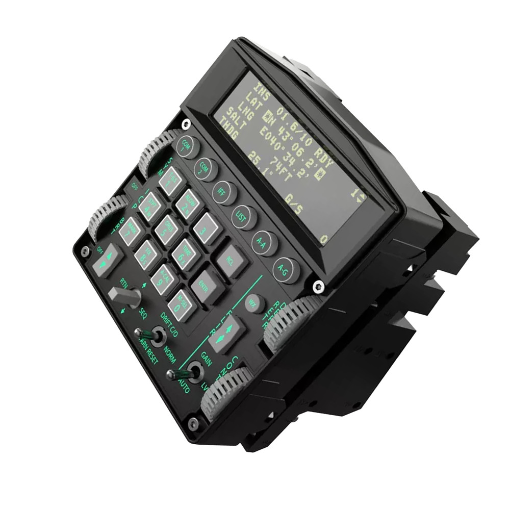 WINWING DCS ICP Flight Control Panel 16-Series Front Panel with 4.58" DED Screja