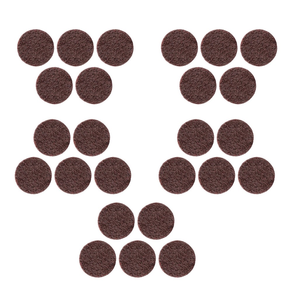 25 Pcs 2 Inch Medium Prep Pad Discs Surface Conditioning Quick Change Discs