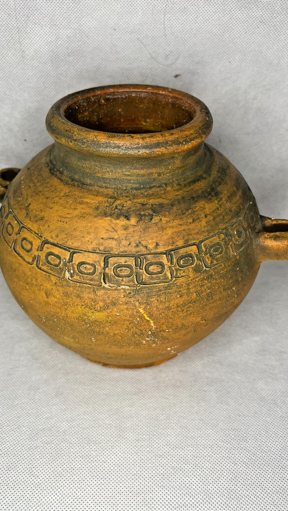 Peruvian Incan Antique Pot Rustic