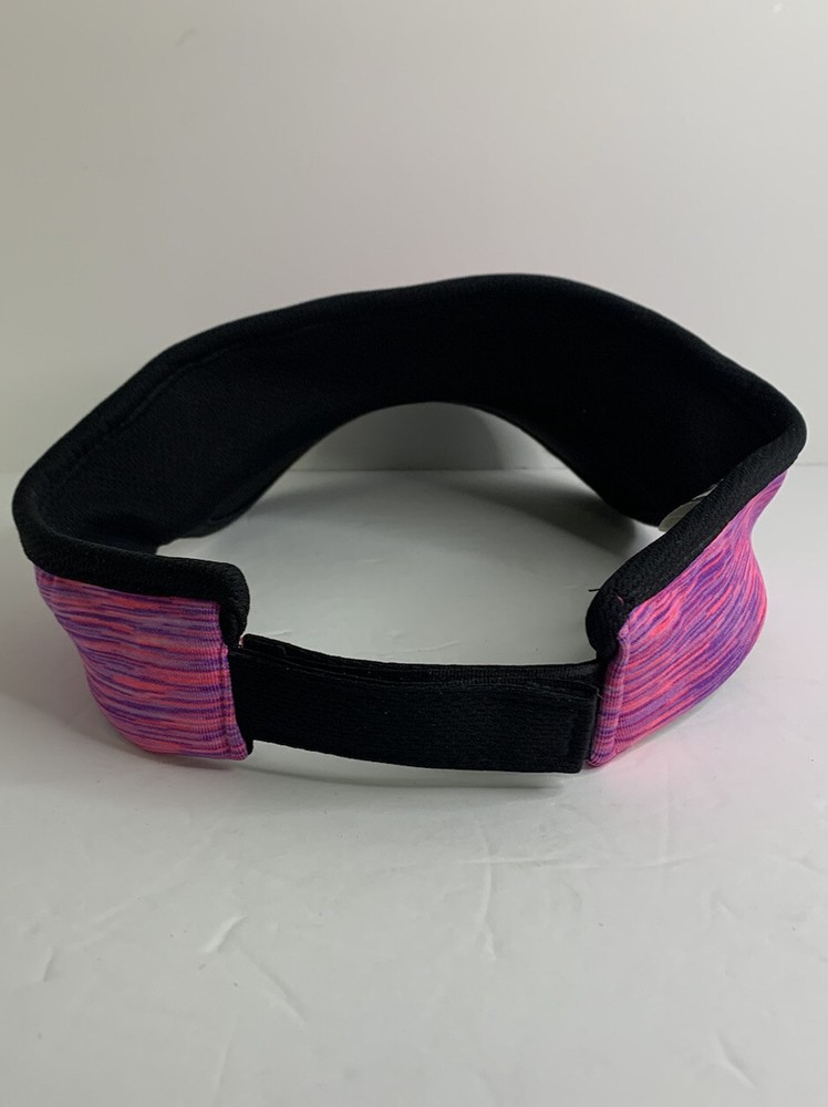 Pugs Performance Sun Visor Adjustable Women’s Pink & Black - EUC