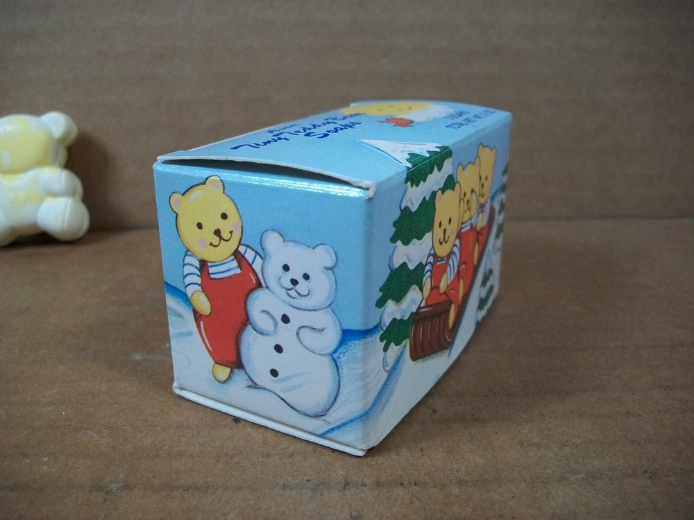 1988 Avon Tiny Teddy Bear Soaps ~ with Box