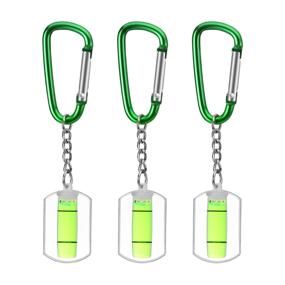 WORKPRO 3-Pack Small Bubble Level with Keychain Mini Pocket Tool Spirit Level
