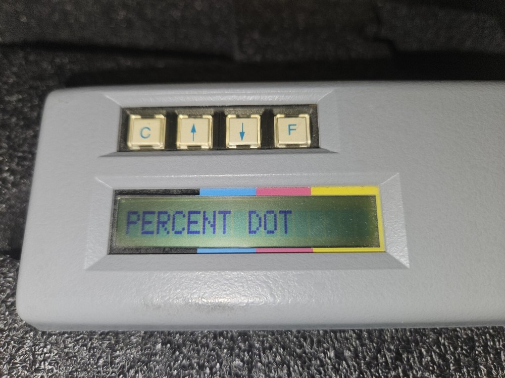 Cosar 202 (200 Series) Reflection Densitometer Graphics Microsystems Inc w/ Case