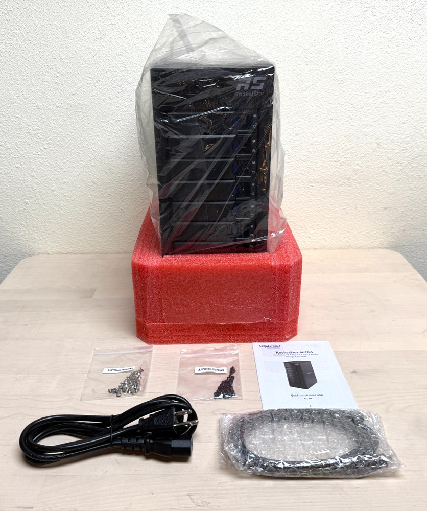 (Brand New) Highpoint RocketStor 6628A Thunderbolt 3 Raid Array