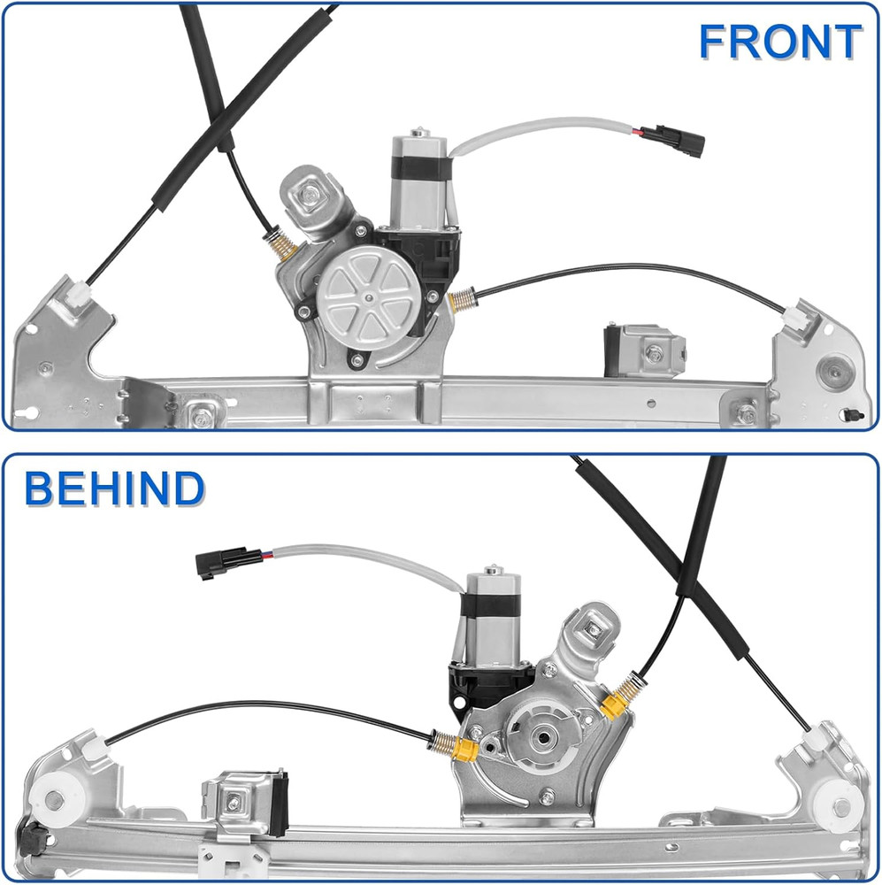 2004-2008 F-150 Extended Cab Front Right Window Regulator–Compatible