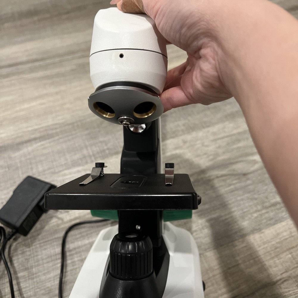 Boreal LIGHTED MICROSCOPE -WORKS! Missing Parts