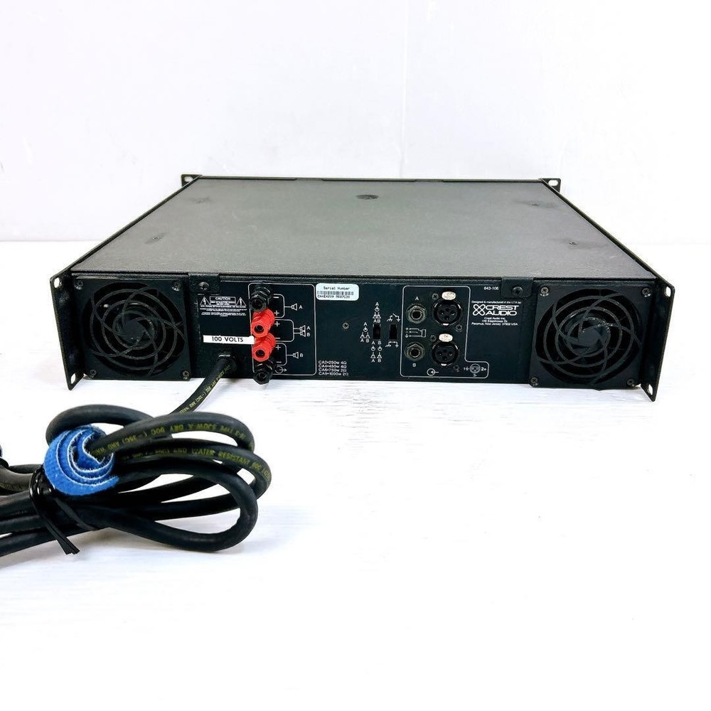 Crest Audio Ca4 Stereo Power Amplifier Professional