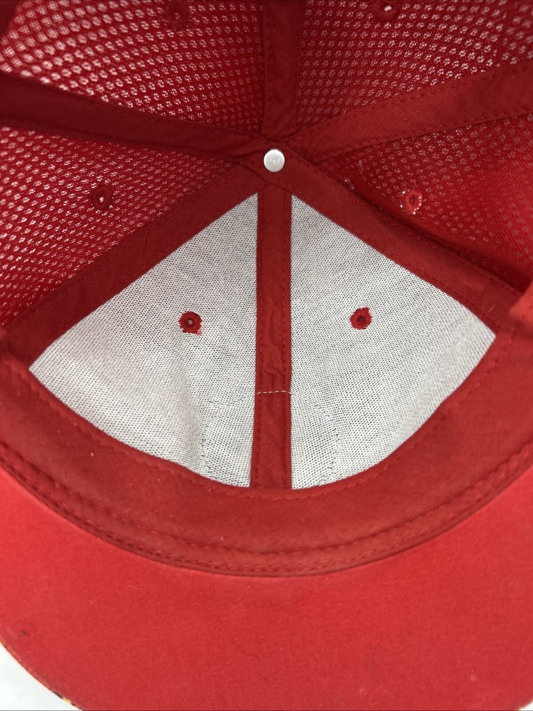 THE FLASH Baseball Hat Cap Youth Boys Patterned Flat Bill Patch Red SnapBack