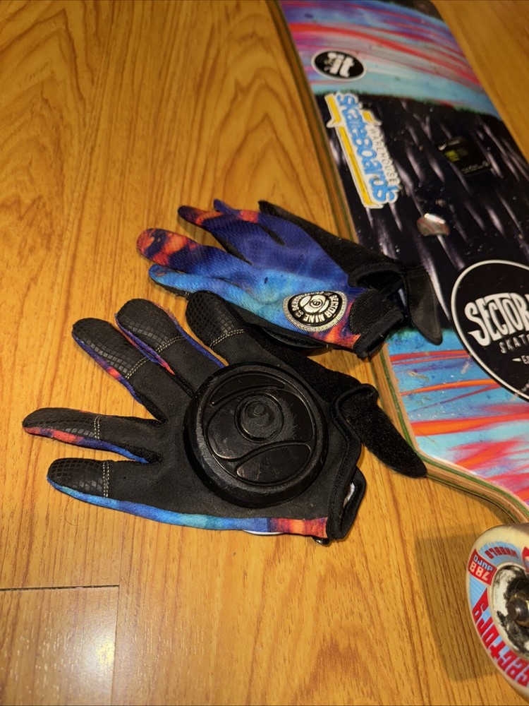 Sector 9 Longboard Skateboard + Sector 9 Gloves