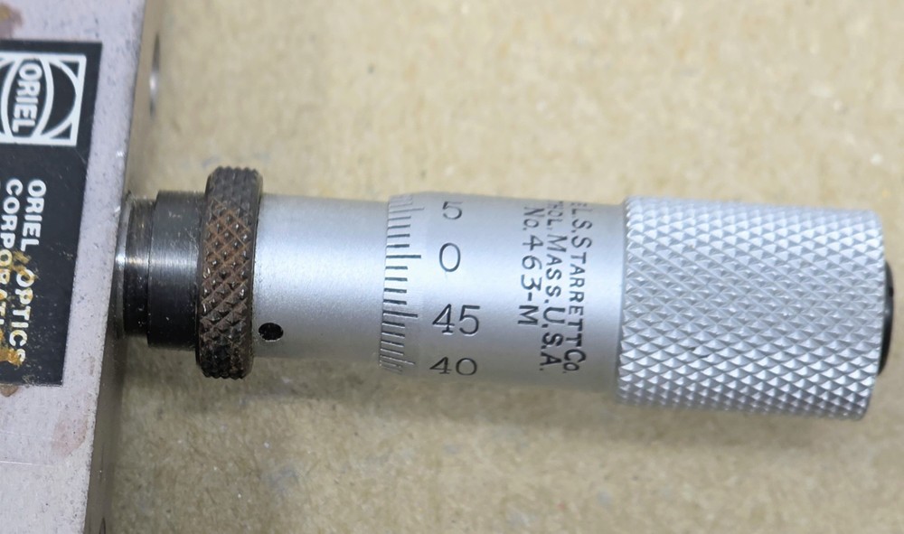 Oriel Platform Stage w/ Starrett 463-M