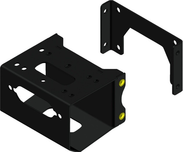KFI Winch Mount Black #102150 Polaris