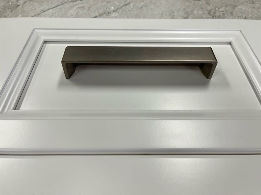 Square Cup Pull Handle - 5-1/4" Length - Brushed Nickel - New in Box