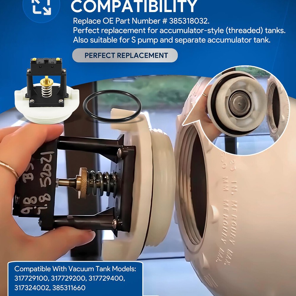 for Dometic Vacuum Tank Switch Kit 385318032