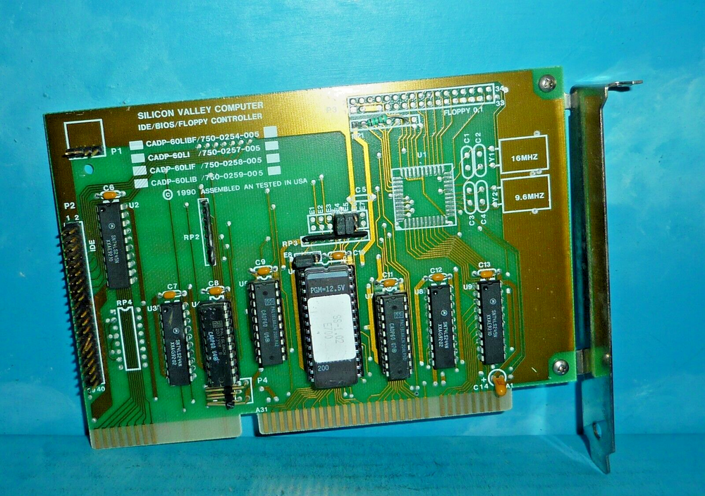 Silicon Valley Computer IDE/BIOS Floppy Controller CADP-60LI
