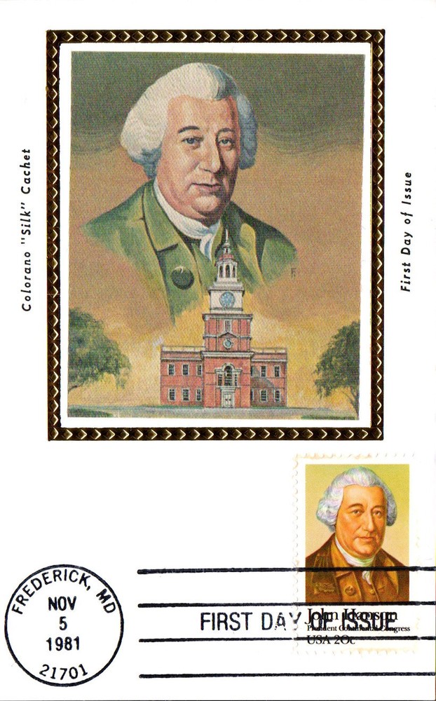 #1941 John Hanson Colorano Maxi FDC (03919811941001)