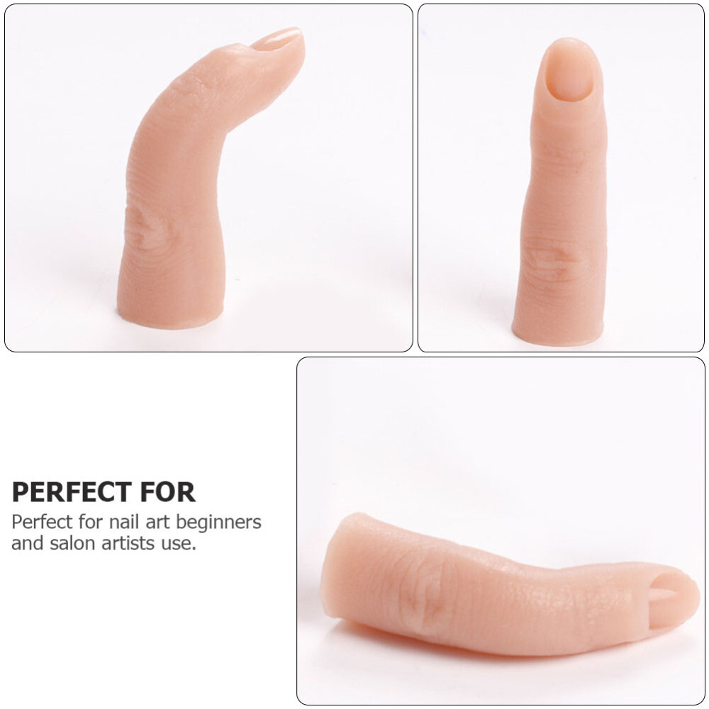 Prosthetic Finger Tips Realistic Silicone Hand Full Practice Tools Hands Fake