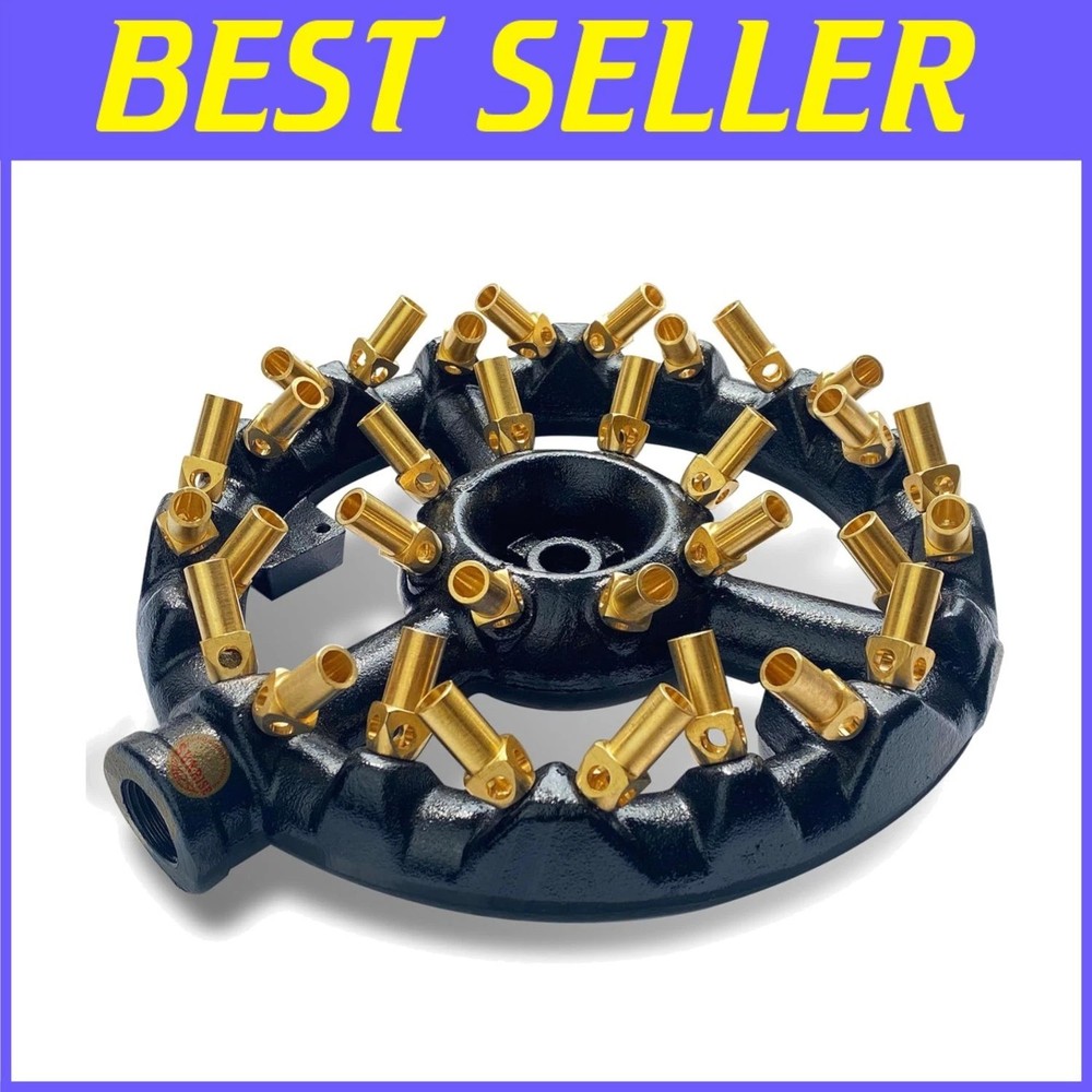 Propane Gas Jet Burner for Wok Ranges 32 Tips