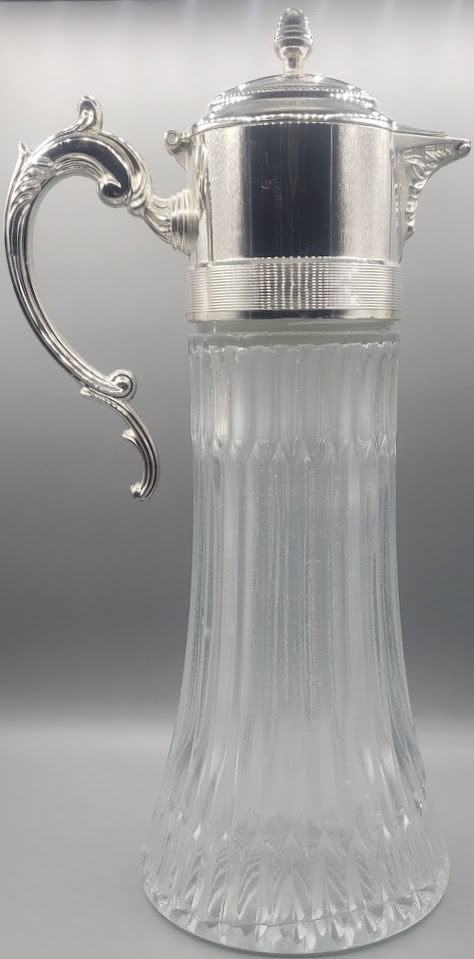 F.B. Rogers Co Silver Plated Pitcher with Icer Tube - 2 Quart Chill it Pitcher