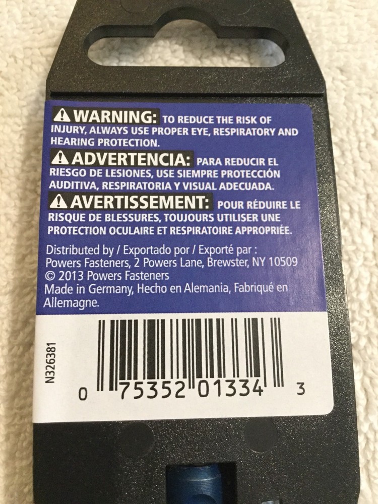 POWERS SDS Plus #00334-PWR. 1/2”x12” Masonry Wedge-Bit. NEW.