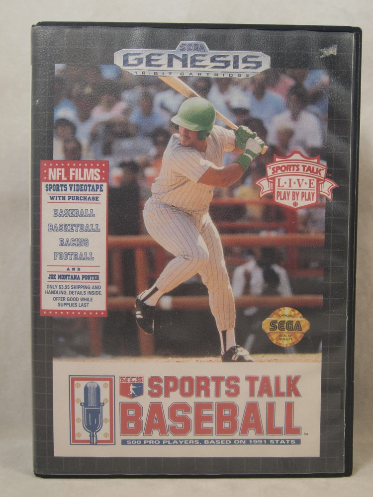 Sports Talk Baseball Case (SEGA Genesis) Authentic BOX ONLY