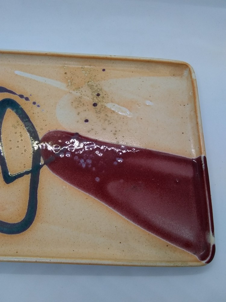 Dish WM Pulltight TN '03 Contemporary Modernist Artwork Rectangular pottery