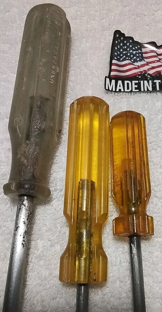 6pc TRANSLUCENT AMALITE/MECHANICS/ PULLER PHILLIPS × SLOTTED ASSORTED BRANDS...