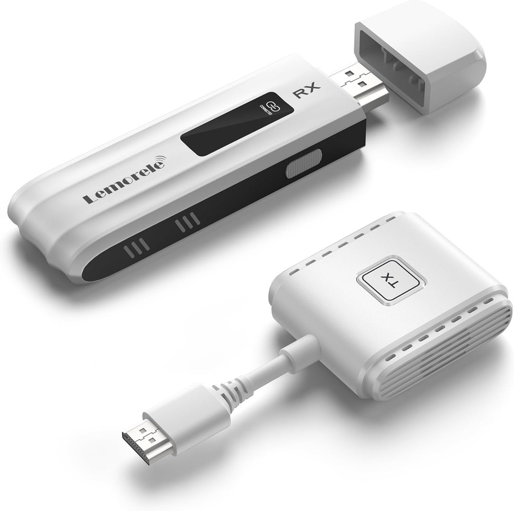 Wireless HDMI Transmitter and Receiver Kit, Portable Wireless HDMI Extender,2.4/
