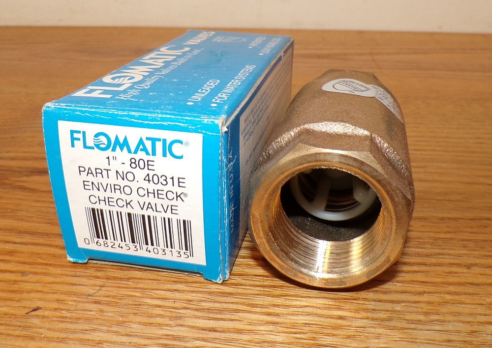 Flomatic 1" - 80E Check Valve, 4031E, Enviro Check